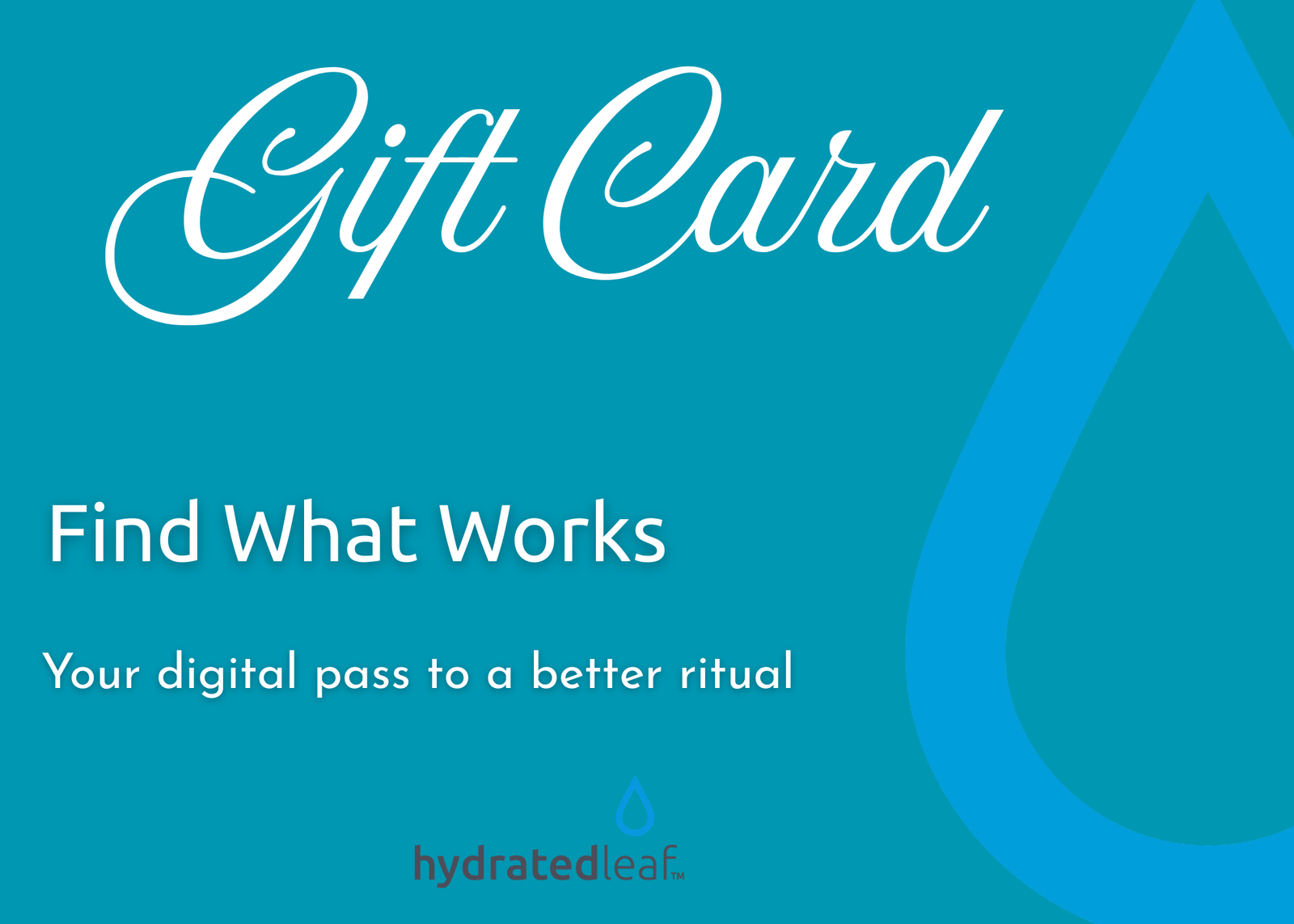hydrated leaf digital gift card