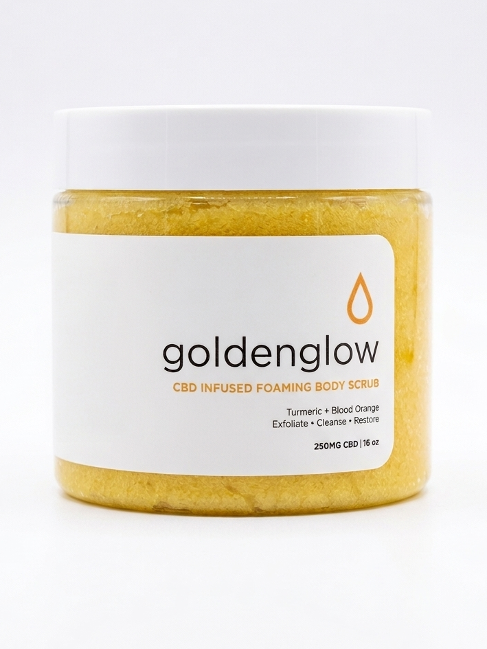 Golden Glow Foaming Scrub